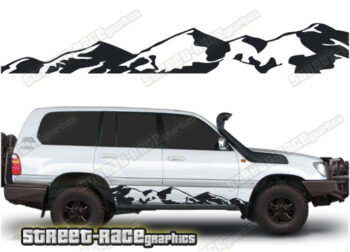 Toyota Land Cruiser 80 & 100 series 022 - Mountain graphics