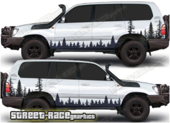 Toyota Land Cruiser 80 & 100 series 024 - Forest overland graphics