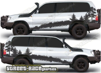 Toyota Land Cruiser 80 & 100 series 026- Forest adventure graphics