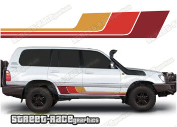 Toyota Land Cruiser 80 & 100 series 044 - Retro stripes