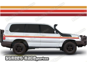 Toyota Land Cruiser 80 & 100 series 045 - Retro stripes