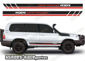 Toyota Land Cruiser 80 & 100 series 053 - racing stripes