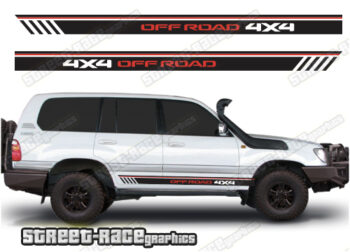 Toyota Land Cruiser 80 & 100 series 054 - racing stripes