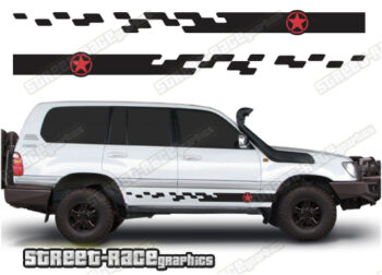 Toyota Land Cruiser 80 & 100 series 055 - racing stripes