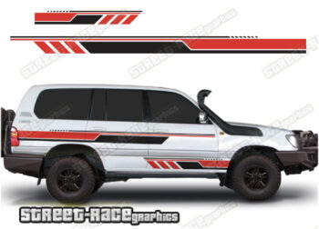 Toyota Land Cruiser 80 & 100 series 056 - racing stripes