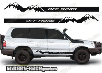 Toyota Land Cruiser 80 & 100 series 061 - off road racing stripes