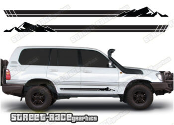 Toyota Land Cruiser 80 & 100 series 069 - 4x4 racing stripes