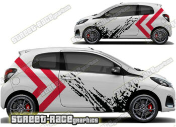Peugeot 107 & 108 large graphics 024 - Mud splatter
