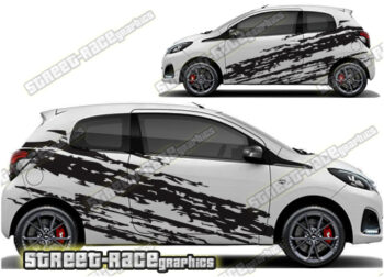 Peugeot 107 & 108 large graphics 039 - Ripped
