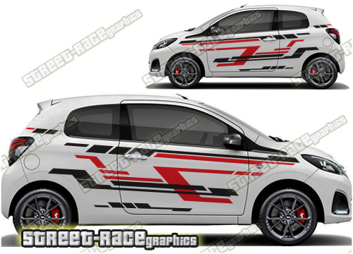 Peugeot 107 & 108 large graphics 044