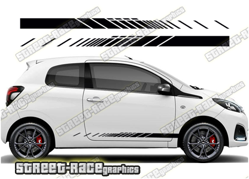 Peugeot 108 racing stripes 108
