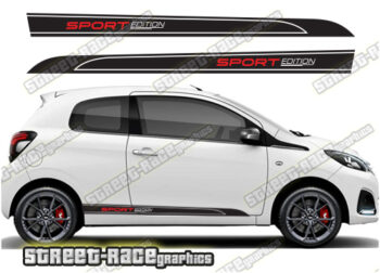Peugeot 108 racing stripes 118