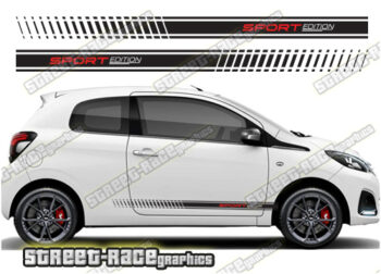 Peugeot 108 racing stripes 121