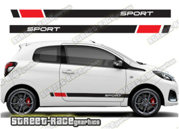 Peugeot 108 racing stripes 125
