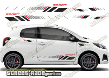 Peugeot 108 racing stripes 131