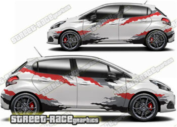 Peugeot 208 large graphics 022