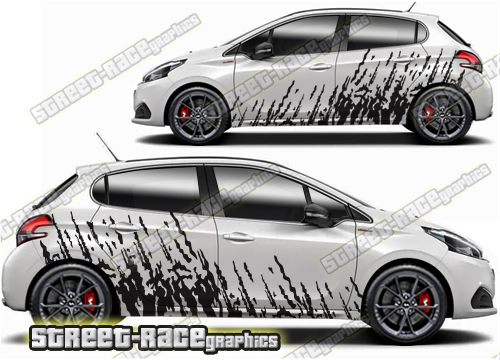 Peugeot 208 large graphics 023