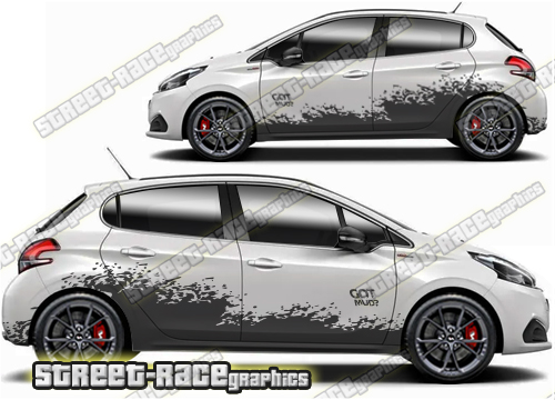 Peugeot 208 large graphics 026