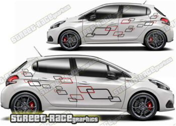 Peugeot 208 large graphics 028