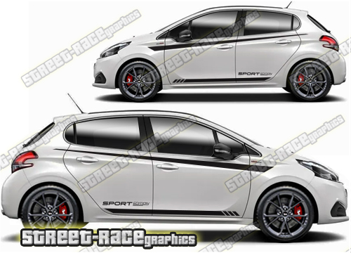 Peugeot 208 large graphics 031