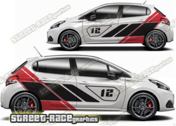 Peugeot 208 large graphics 033