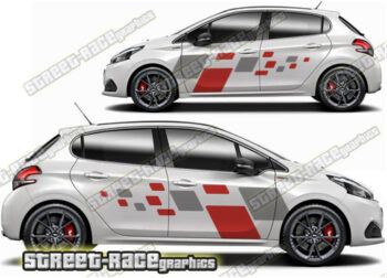 Peugeot 208 large graphics 036 - Mud splatter