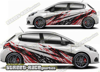 Peugeot 208 large graphics 040