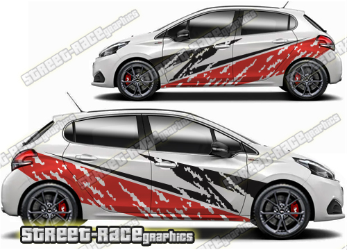 Peugeot 208 large graphics 041