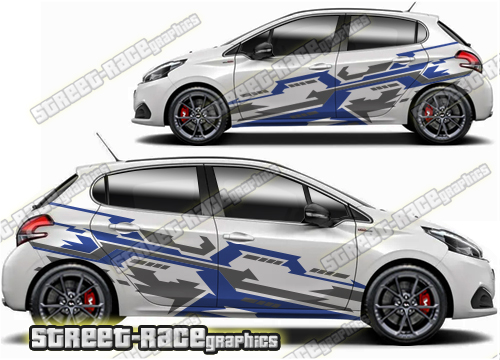 Peugeot 208 large graphics 043