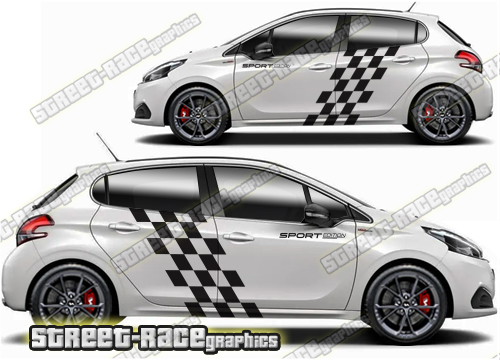 Peugeot 208 large graphics 046