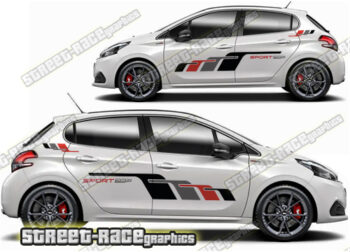 Peugeot 208 large graphics 048