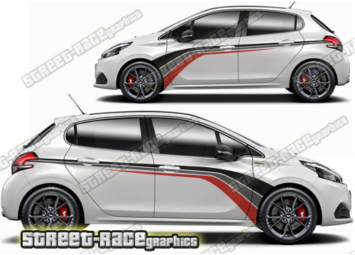 Peugeot 208 large graphics 050