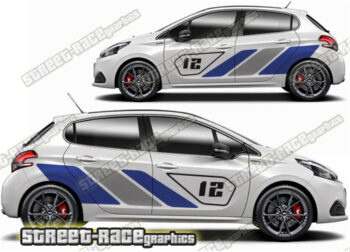 Peugeot 208 large graphics 051