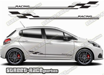 Peugeot 208 racing stripes 104