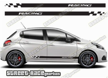 Peugeot 208 racing stripes 110
