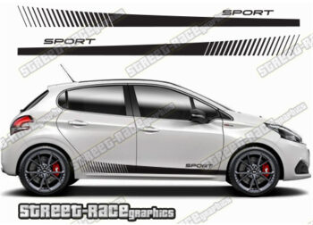 Peugeot 208 racing stripes 111