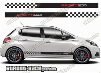 Peugeot 208 racing stripes 117