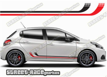Peugeot 208 racing stripes 126