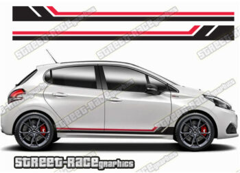 Peugeot 208 racing stripes 127