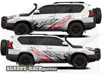 Toyota Land Cruiser 200 & 300 series 001 - mud splatter graphics