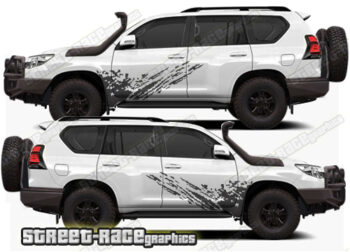 Toyota Land Cruiser 200 & 300 series 002 - mud splatter graphics