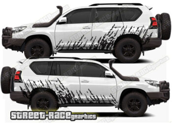 Toyota Land Cruiser 200 & 300 series 003 - mud splatter graphics