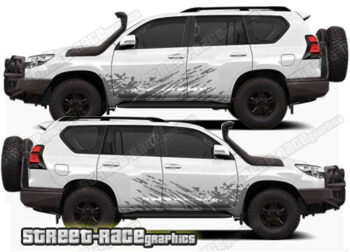 Toyota Land Cruiser 200 & 300 series 004 - mud splatter graphics