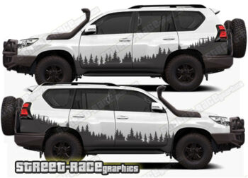 Toyota Land Cruiser 200 & 300 series 023 - Forest overland graphics