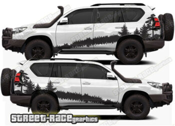 Toyota Land Cruiser 200 & 300 series 026- Forest adventure graphics