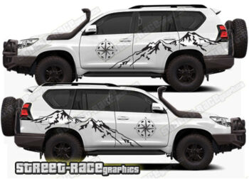 Toyota Land Cruiser 200 & 300 series 029 - Mountain adventure graphics