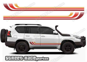 Toyota Land Cruiser 200 & 300 series 042 - Retro stripes