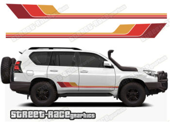 Toyota Land Cruiser 200 & 300 series 043 - Retro stripes