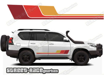 Toyota Land Cruiser 200 & 300 series 044 - Retro stripes