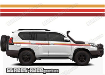 Toyota Land Cruiser 200 & 300 series 045 - Retro stripes